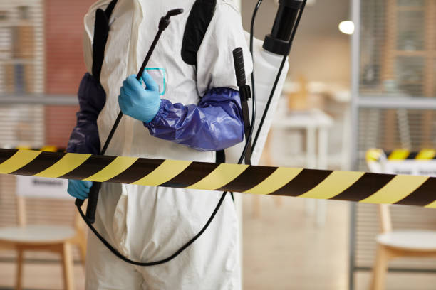 Professional Biohazard Cleanup technician working in Danville, VA
